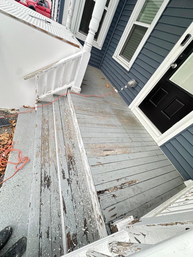 Residential surface before painting