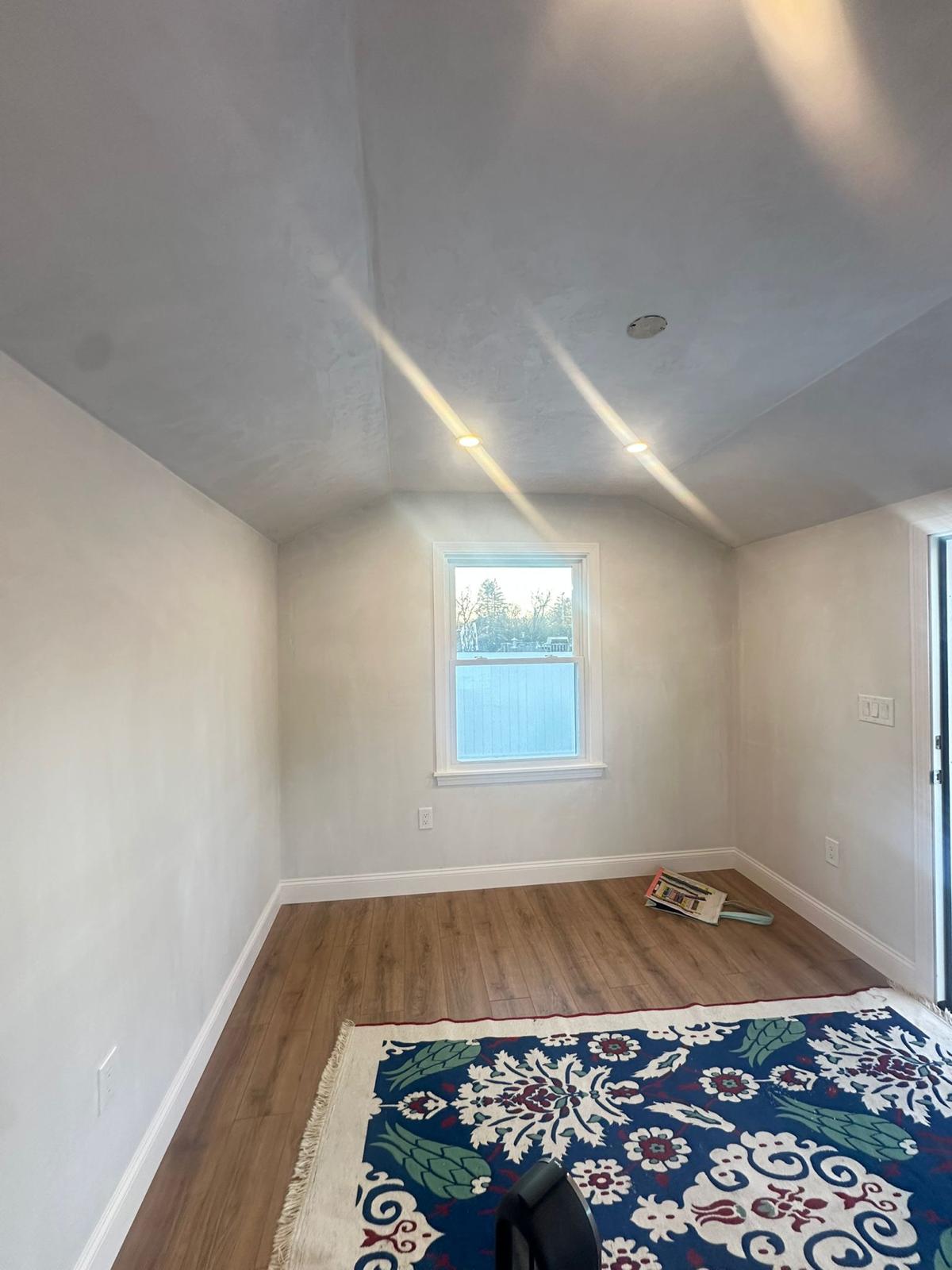 Interior room before painting