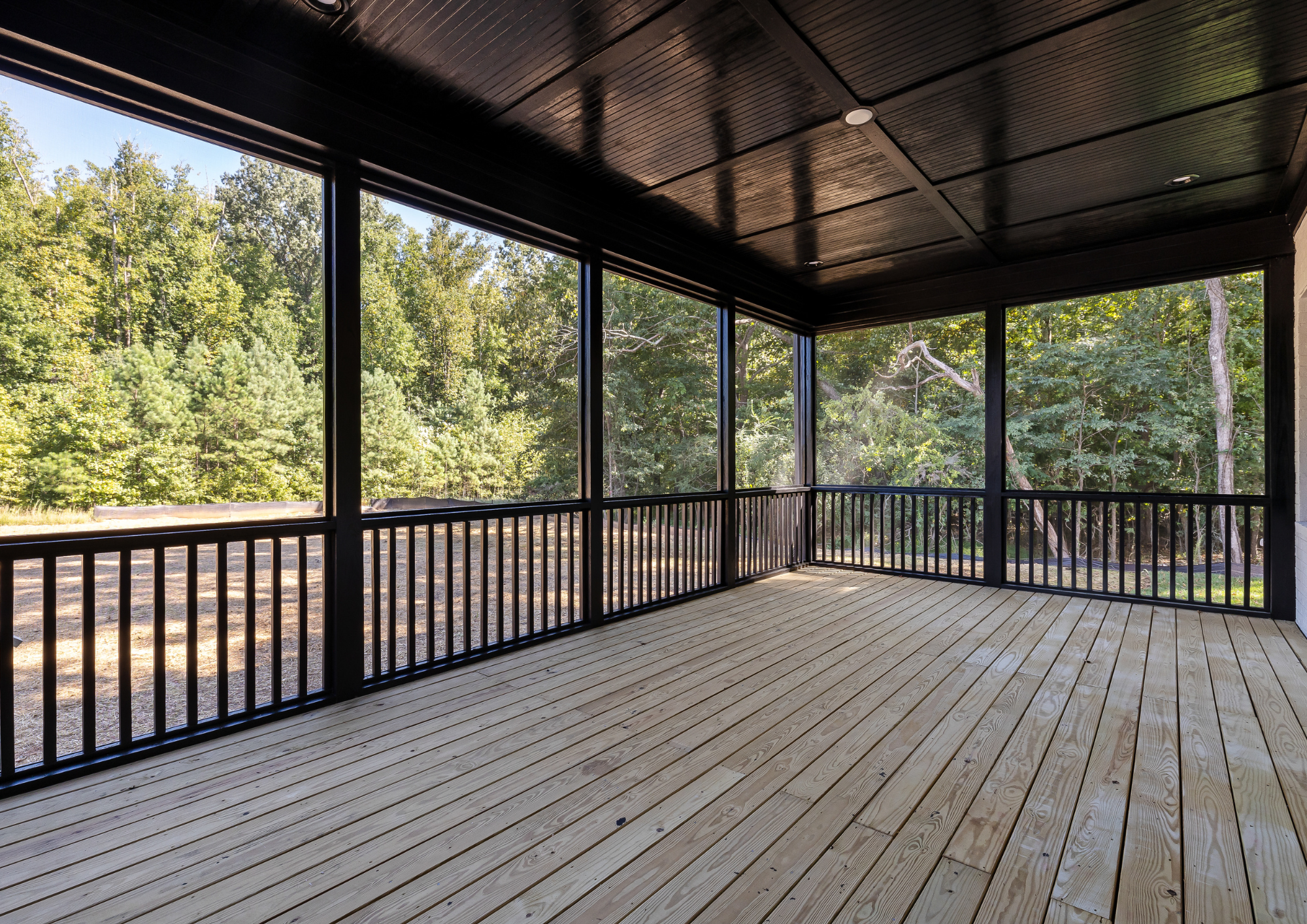 Deck railing and exterior wood detail work