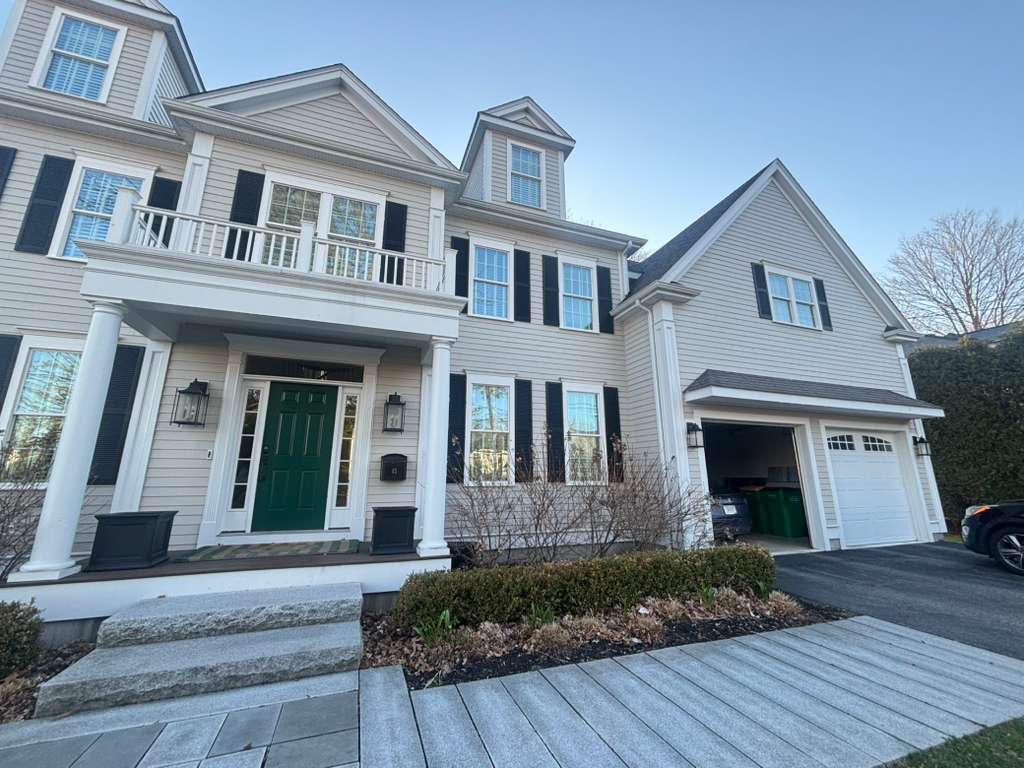 Front door and shutters painted for a bold exterior accent