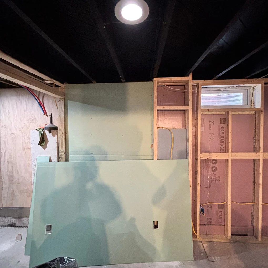 Window frame and exterior casing repair before painting