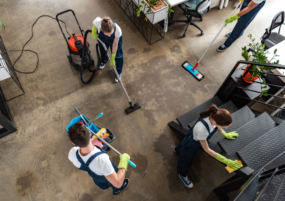 Deep cleaning kitchen appliances